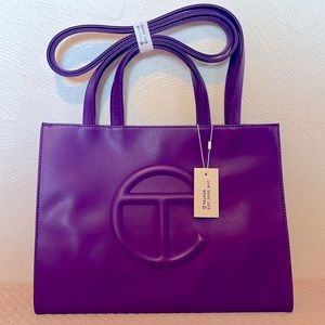 Telfar Medium Grape Shopping Bag
